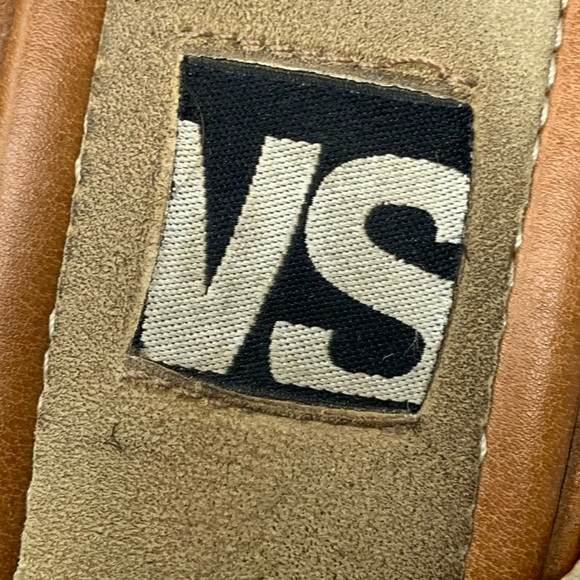 VTG Y2K Victorias Secret Allie Square Toe Wood Platform Clog Sandal 8 Bohemian - Picture 13 of 16